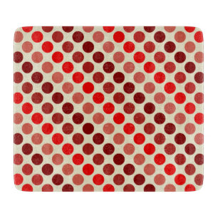 Planche À Découper Shades of Red Pois par Shirley Taylor