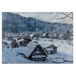 Planche À Découper Shagawa River Valley Gifu Japon