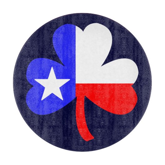 Planche À Découper Shamrock du Texas (Devant)