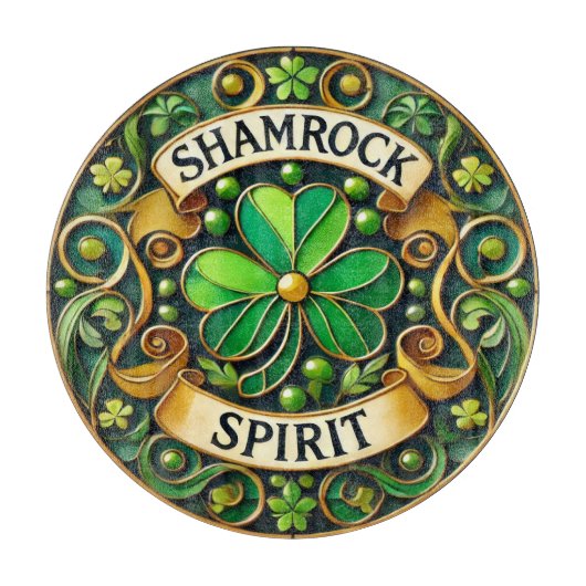 Planche À Découper Shamrock Spirit Cutting Board (Devant)