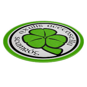 Planche À Découper Shamrock vert Saint Patrick's Day Floral Art