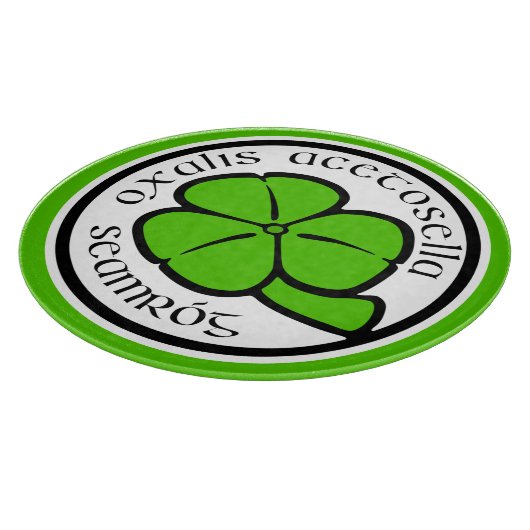 Planche À Découper Shamrock vert Saint Patrick's Day Floral Art (Coin)