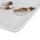 Planche À Découper Sheldon the Sheltie Trois Poses (Coin)