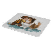 Planche À Découper Sheltie and Boy Dog Hug (Coin)