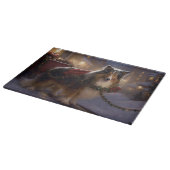 Planche À Découper Sheltie Saison des Fêtes de Noël (Coin)