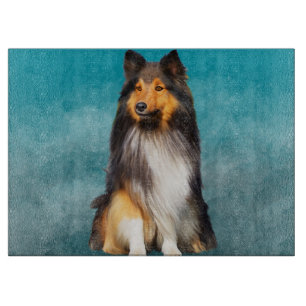 Planche À Découper Sheltie Shetland Sheepdog Art Portrait