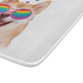 Planche À Découper Shiba Inu Chien avec Coeurs Saint Valentin (Coin)
