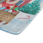 Planche À Découper Shiba Inu Chien dans la neige Maison de Chien de N (Coin)