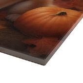 Planche À Découper Shiba Inu Chiot Automne Citrouille de plaisir (Coin)