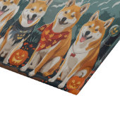 Planche À Découper Shiba Inu Halloween Éffrayant (Coin)