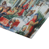 Planche À Découper shopping de Noël rétro (Coin)