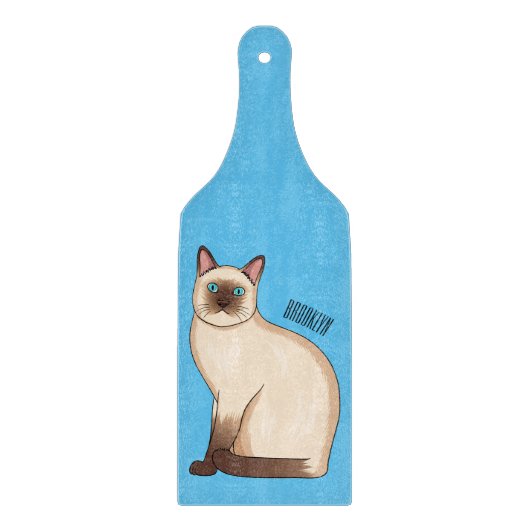 Planche À Découper Siamese cat cartoon (Devant)