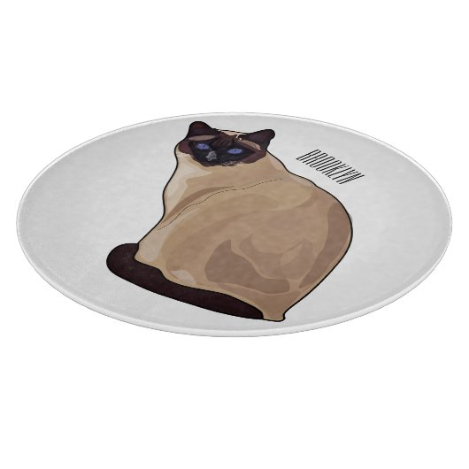 Planche À Découper Siamese cat cartoon (Coin)