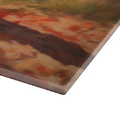 Planche À Découper Sibérie Husky en automne Feuilles automne Inspire  (Coin)