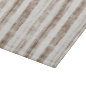 Planche À Découper Sicilien Tissé Crème Brun Rayures Réception de Mar (Coin)