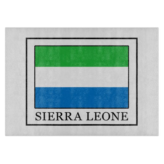 Planche À Découper Sierra Leone (Devant)