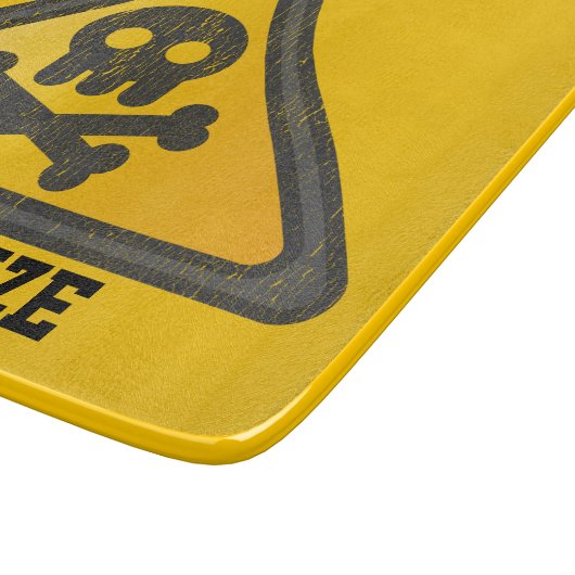 Planche À Découper Signal d'avertissement amusantThunder_Cove (Coin)