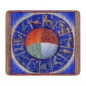 PLANCHE À DÉCOUPER SIGNAL ZODIAQUE AVEC QUATRE ELEMENTS (Devant)