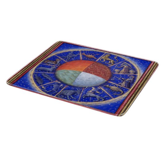 PLANCHE À DÉCOUPER SIGNAL ZODIAQUE AVEC QUATRE ELEMENTS (Coin)