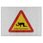 PLANCHE À DÉCOUPER SIGNE DE TRAFIC DES PERSONNES BLANCHISES (Devant)