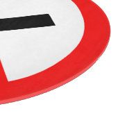 Planche À Découper Signe NO Smoking - Signal UK (Coin)