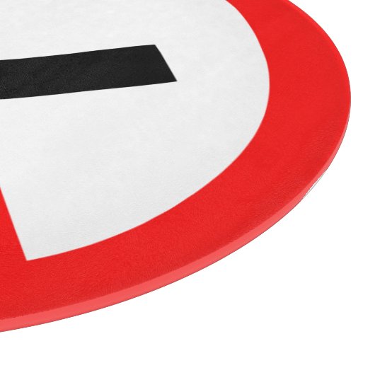 Planche À Découper Signe NO Smoking - Signal UK (Coin)