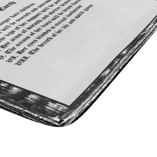 Planche À Découper Signes De La Terre (Coin)