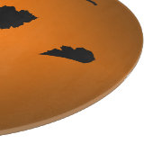 Planche À Découper Silhouette citrouille et Feuille (Coin)