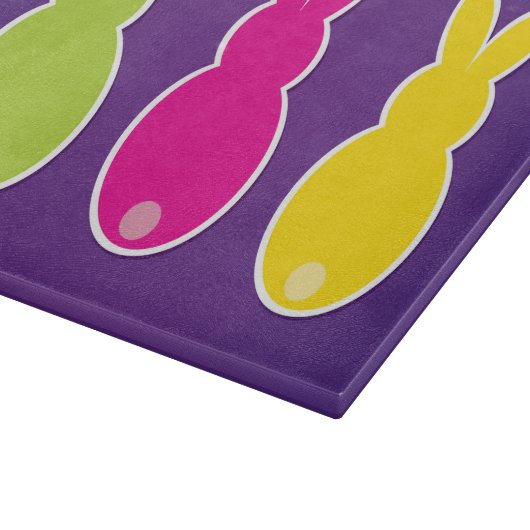 Planche À Découper Silhouette de lapin de Pâques (Coin)