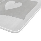 Planche À Découper Silhouette de l'État de Heart Washington (Coin)