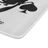 Planche À Découper Silhouette de sirène noire Thunder_Cove (Coin)