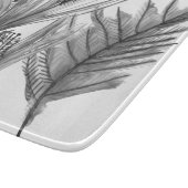 Planche À Découper Silhouette florale - gris (Coin)