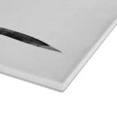 Planche À Découper Silhouette Noir Et Blanc D'Un Beagle Permanent (Coin)