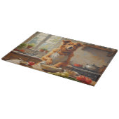Planche À Découper Silken Windhound Cooking in Kitchen (Coin)
