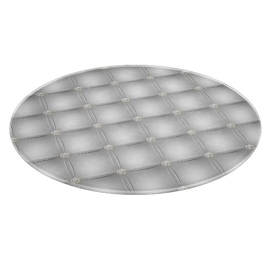 Planche À Découper Silver Glam Diamond rose (Coin)