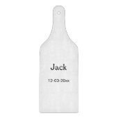 Planche À Découper SIMPLE MINIMAL ajouter votre nom toiletteur person (Devant)