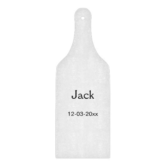 Planche À Découper SIMPLE MINIMAL ajouter votre nom toiletteur person (Devant)