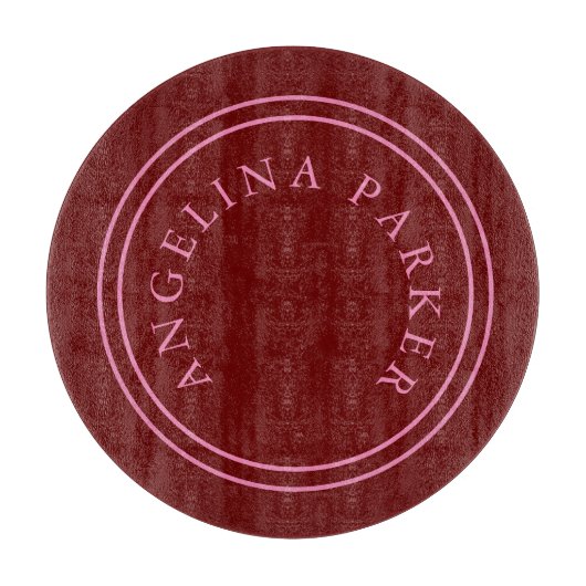 Planche À Découper Simple minimaliste moderne unique (Devant)