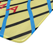 Planche À Découper Simple monogramme ajouter votre nom lettre man min (Coin)