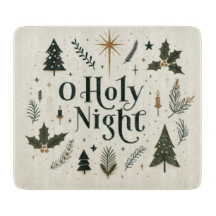 Planche À Découper Simple Noël O Holy Night