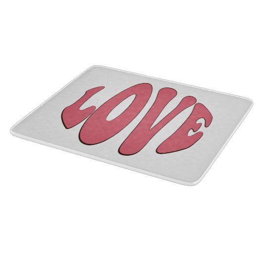 Planche À Découper Simple, urbain, moderne, design cool Amour (Coin)