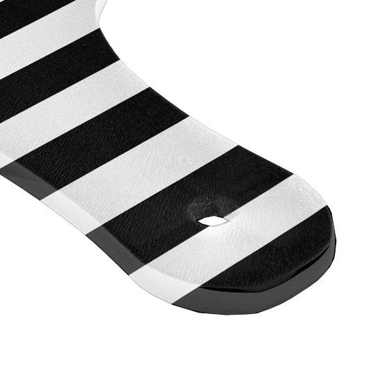 Planche À Découper Simples rayures noir et blanc | (Coin)
