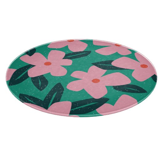 Planche À Découper Simplicité florale : Beauté Abstraite (Coin)