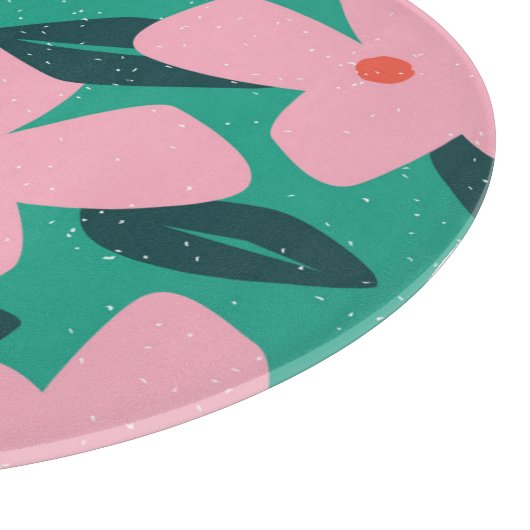 Planche À Découper Simplicité florale : Beauté Abstraite (Coin)