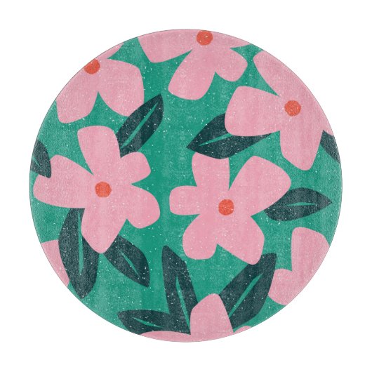 Planche À Découper Simplicité florale : Beauté Abstraite (Devant)