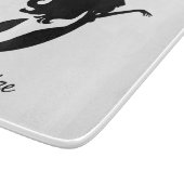 Planche À Découper Sirène à bord noir/blanc Thunder_Cove (Coin)