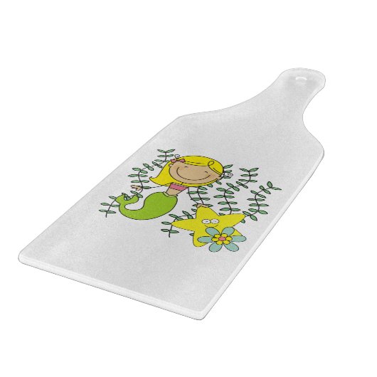 Planche À Découper Sirène blonde (Coin)