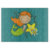 Planche À Découper Sirène rousse (Devant)