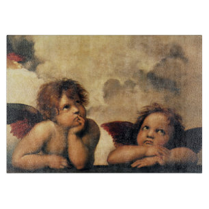 Planche À Découper Sistine Madonna Angels par Raphael Sanzio