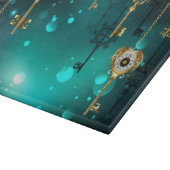 Planche À Découper Skeleton Keys on Green Background (Coin)